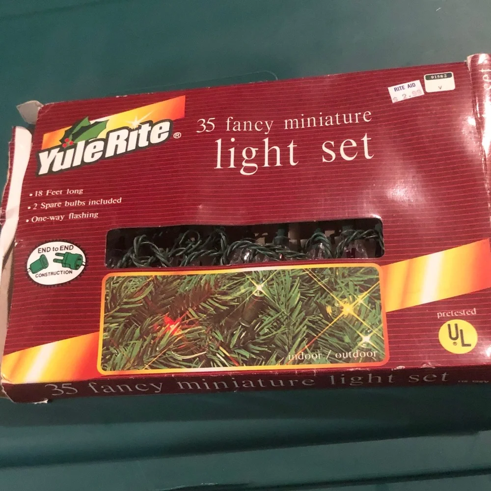 Red Fancy Miniature Light Set